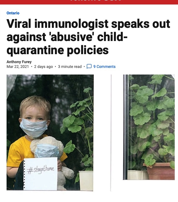Viral immunologist speaks out against ‘abusive’ child