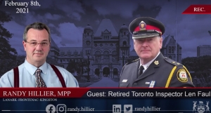 Interview with Randy Hillier MPP & Police on Guard for Thee's Len Faul