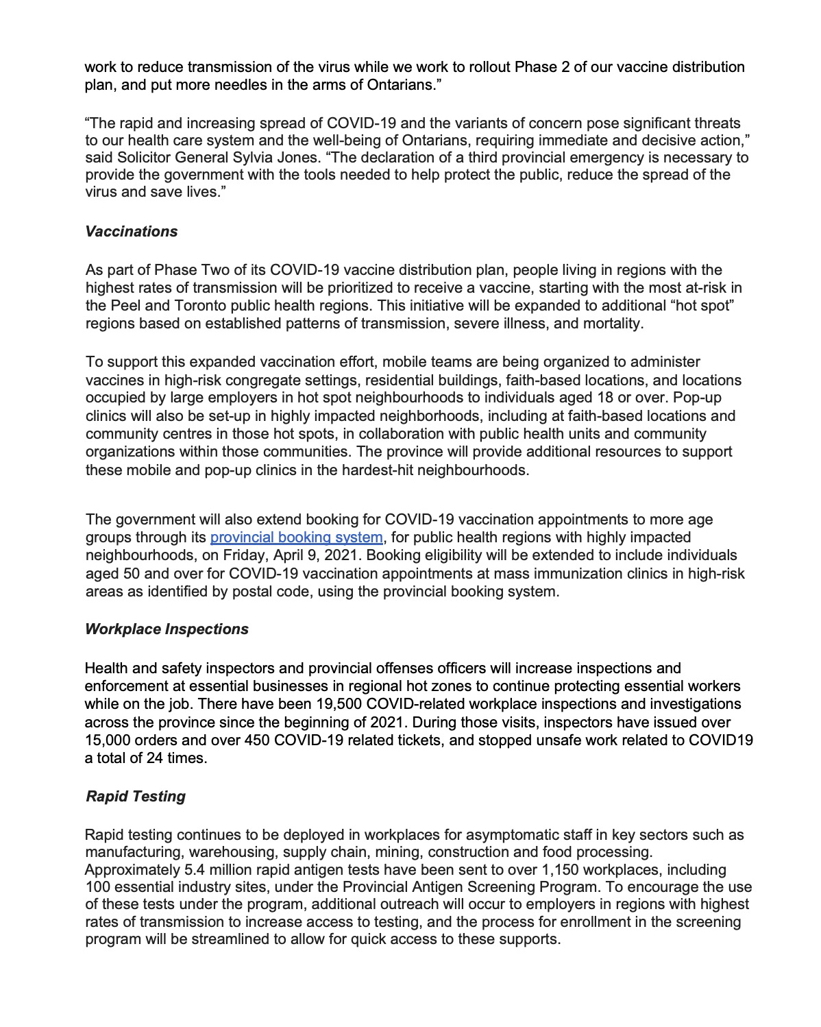 Stay at Home Order April 8th Image 3