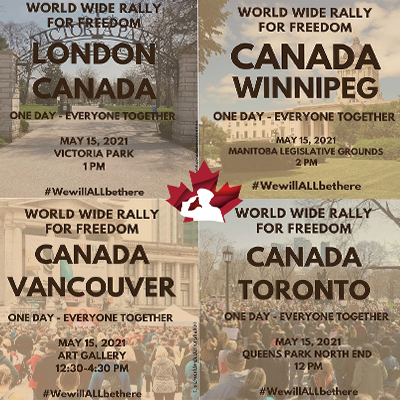 May 15th, World Wide Rally for Freedom 