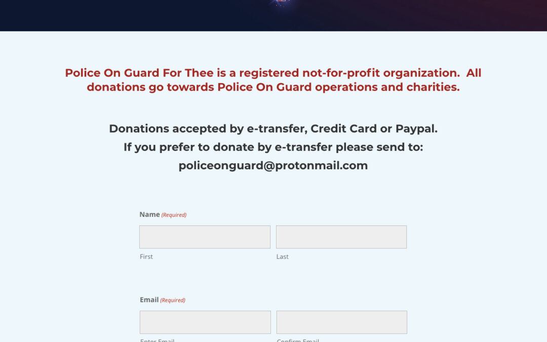 Our Donation Page is Now Live on our Website!!!