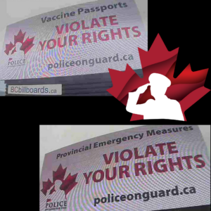 Police on Guard's British Columbia Billboards 