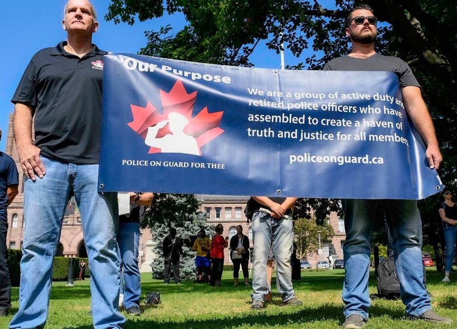 On September 13th, 2021 First Responders of Ontario Unite for a Silent Protest Against the Mandates