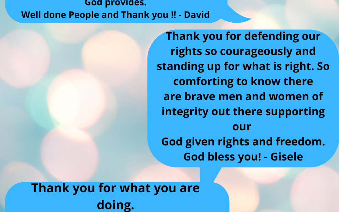 Thank you for all your Supportive Comments