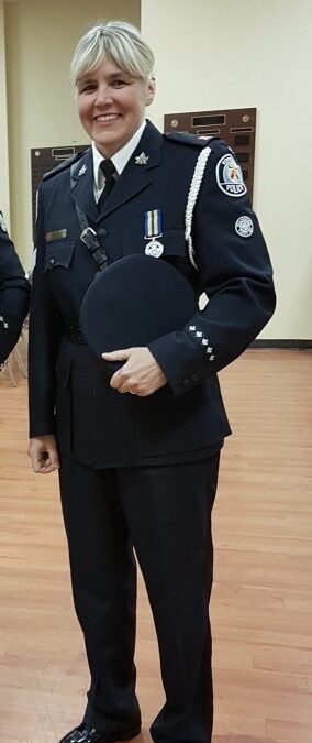 Thank you Lesley Hildred for joining in support of Police on Guard for Thee.