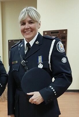 Thank you Lesley Hildred for joining in support of Police on Guard for Thee.