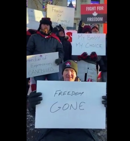 Police on Guard Boots on the Ground in Ottawa