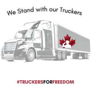 We stand with our Truckers!!!