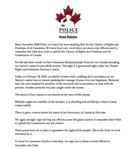 News Release: Ongoing Ottawa Police Enforcement