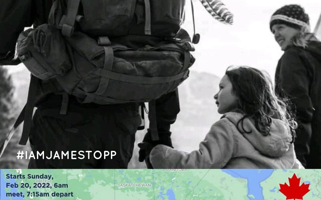 James Topp – Walk a Mile in his Shoes Update 2022-03-31