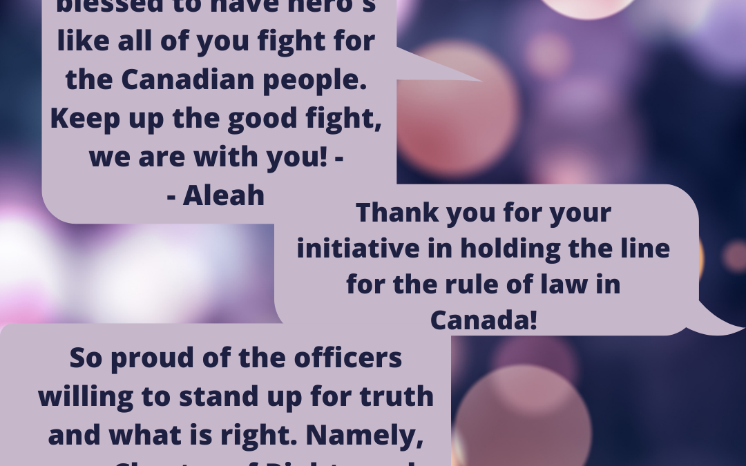 Comments of Support from our Donors