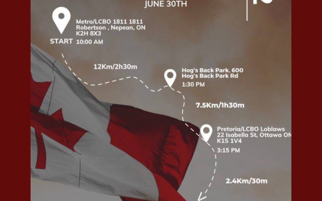 Join James Topp on his final march into Ottawa