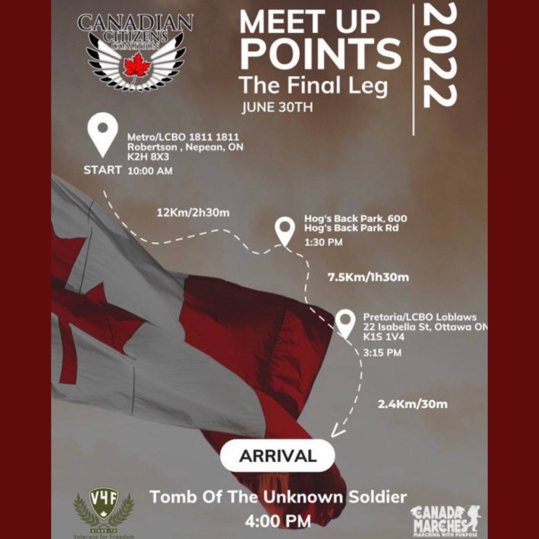 Join James Topp on his final march into Ottawa