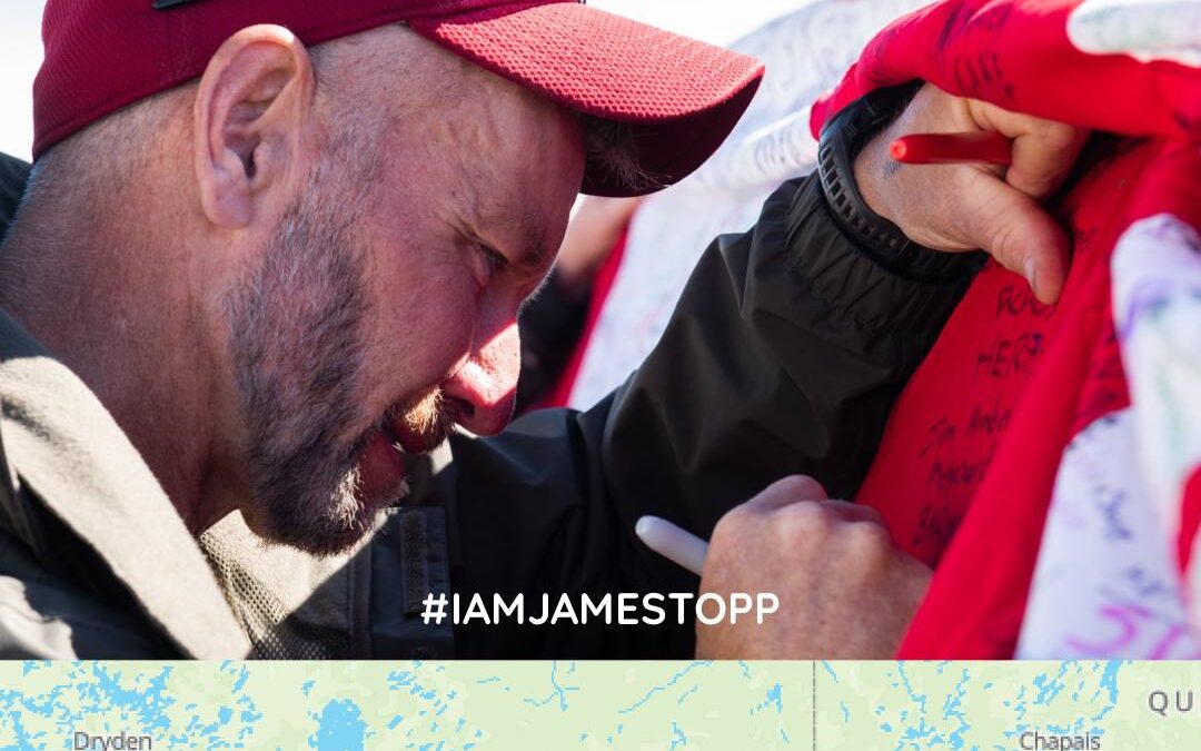 James Topp – Walk a Mile in his Shoes Update 2022-06-02