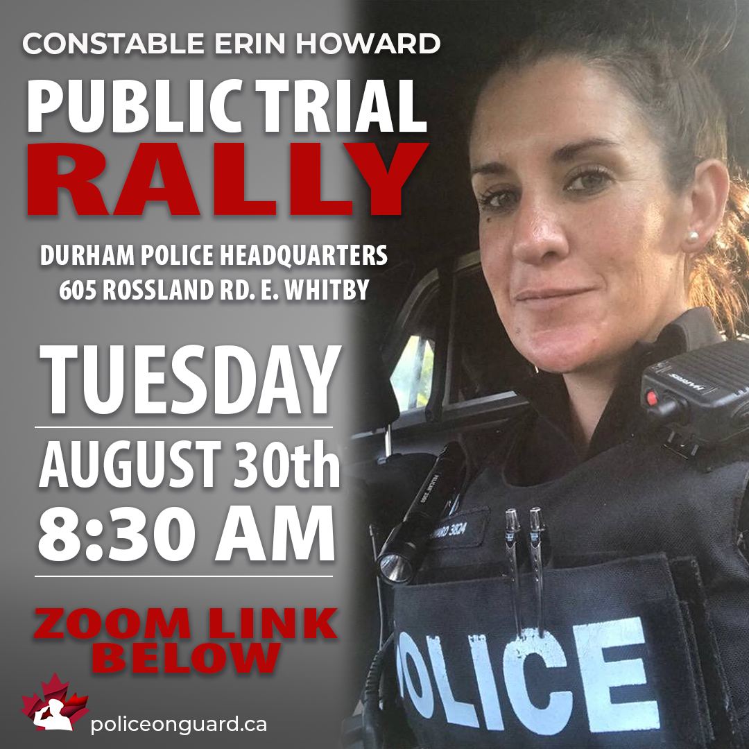 Support our Active Police Officers  – Constable Erin Howard