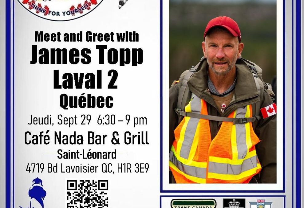Meet and Greet with James Topp and the Canada Marches Team
