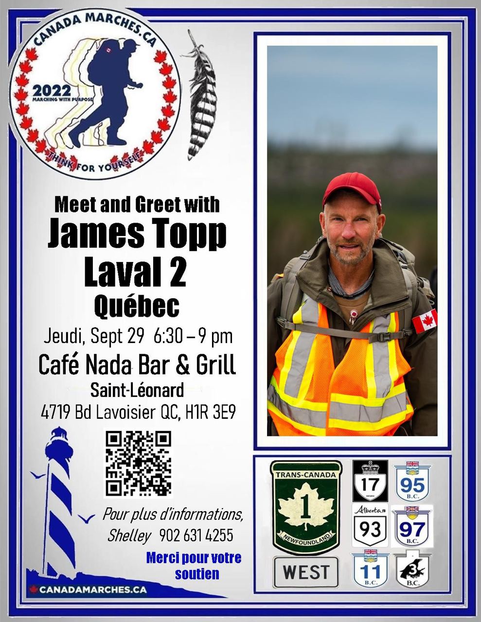 Meet and Greet with James Topp and the Canada Marches Team