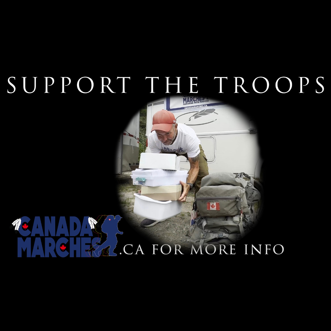 Support the Troops- James Topp Canada Marches