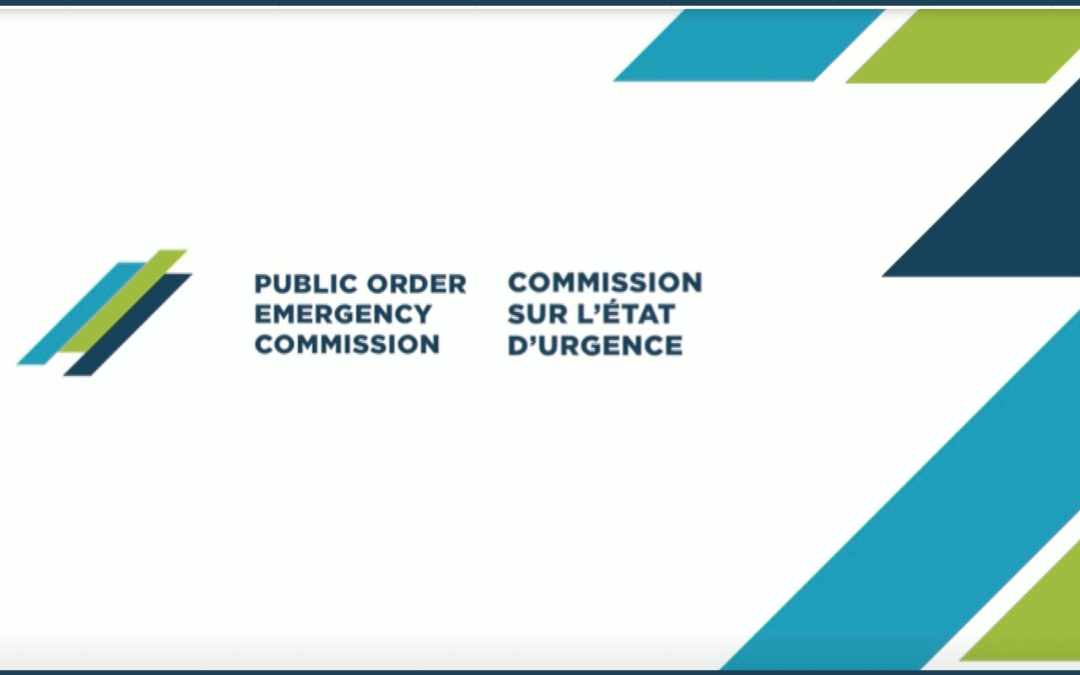 Exactly What We Expected – Emergencies Act Inquiry Results