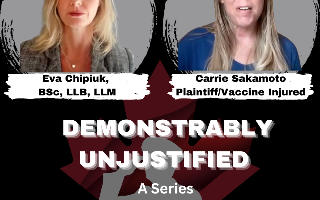 Demonstrably Unjustified (A Series) With This Episodes Guests, Eva Chipiuk and Carrie Sakamoto