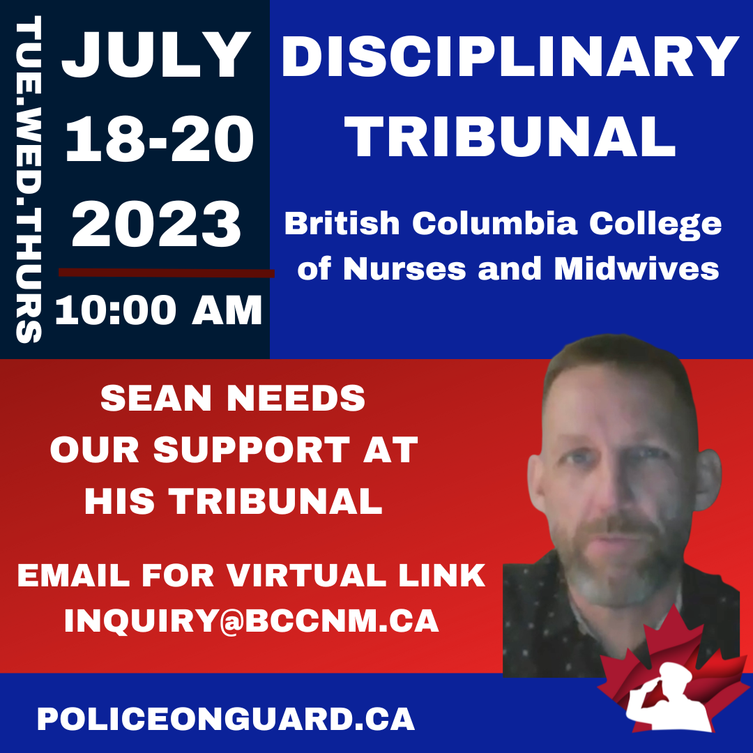 Support Sean Taylor, Registered Nurse Facing Disciplinary Tribunal For Speaking Out on Covid and Other Matters