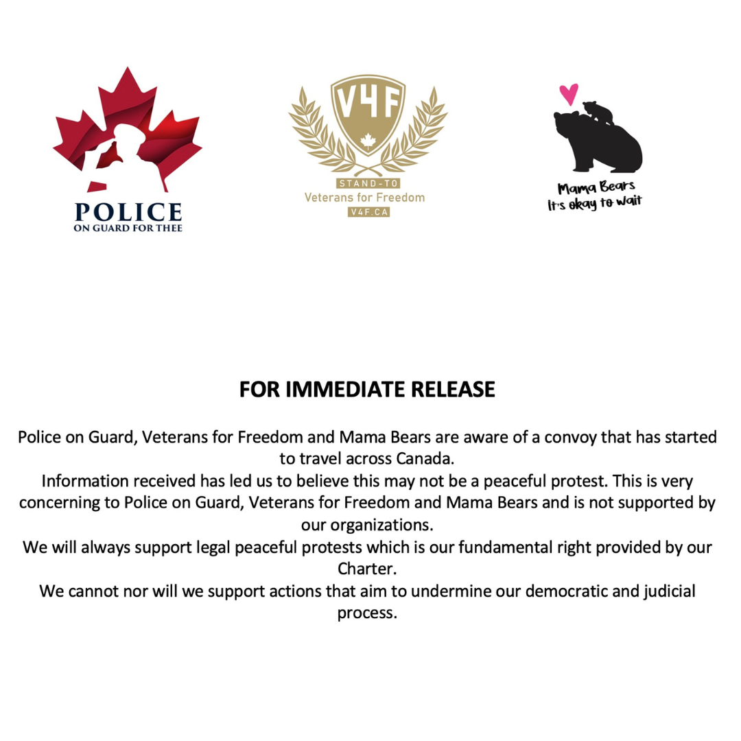 News Release- Convoy Travelling Across Canada September 2023
