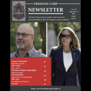 Freedom Corp Newsletter Spotlight Featuring Police on Guard