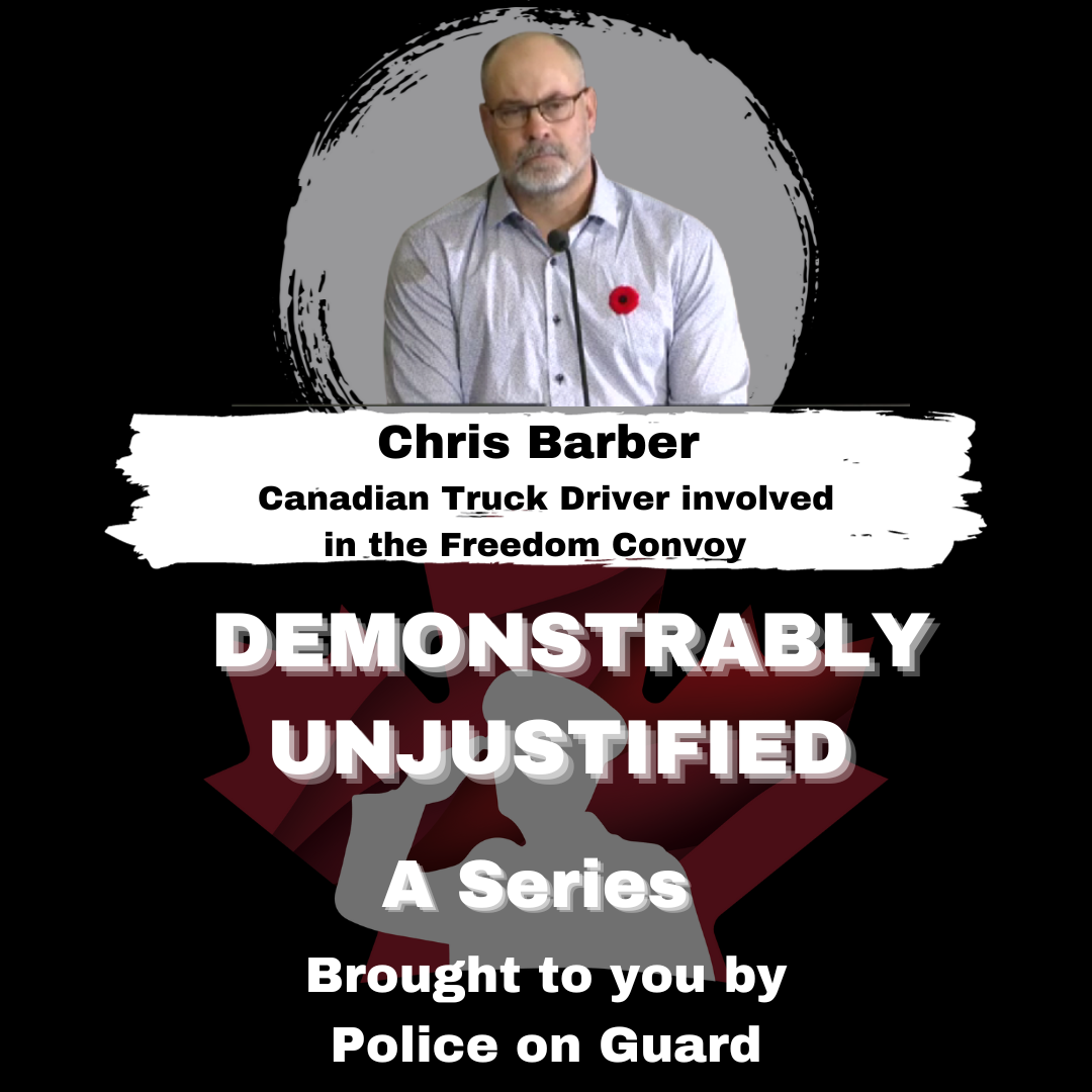 Demonstrably Unjustified (A Series) With This Episodes Guest, Chris Barber