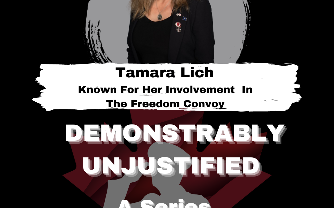 Demonstrably Unjustified (A Series) With This Episodes Guest, Tamara Lich