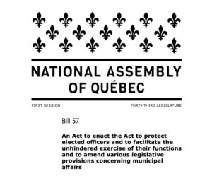 New Law in Quebec Will See People Fined for Intimidating/Harassing Politicians