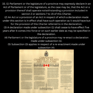 Liberal Effort to Restrict the Charter Notwithstanding Clause Could Divide Canada